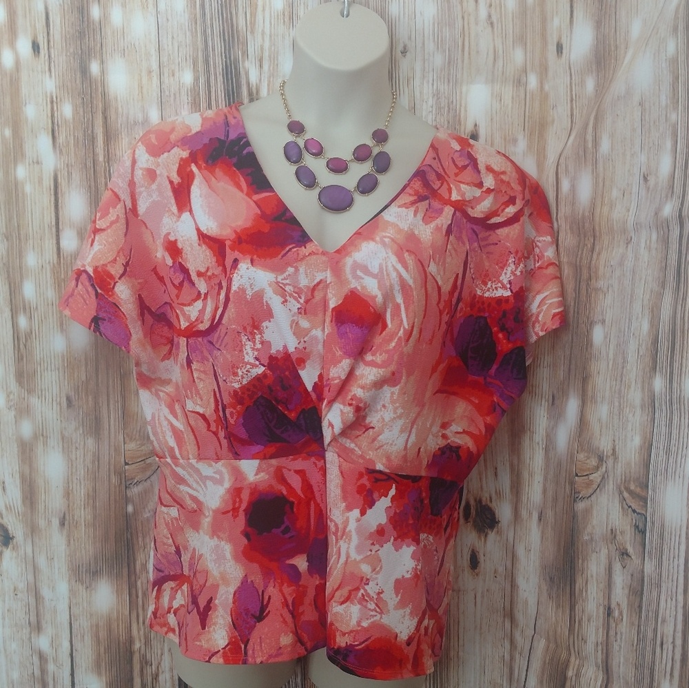 !!!3 for $25!!! XL Worthington SS Coral Top